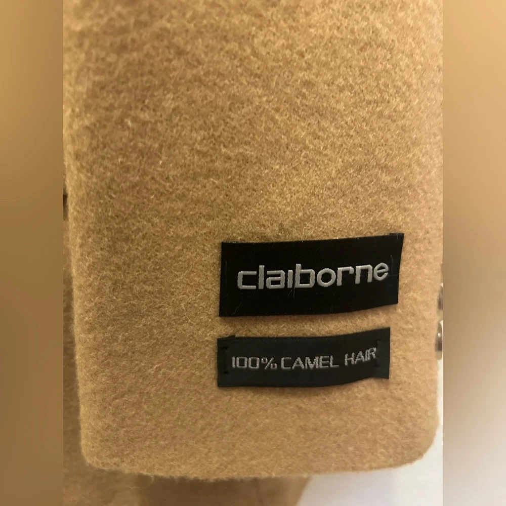 NWT Claiborne 100% Camel Hair Coat – Size 44R – Men’s Gift For Him